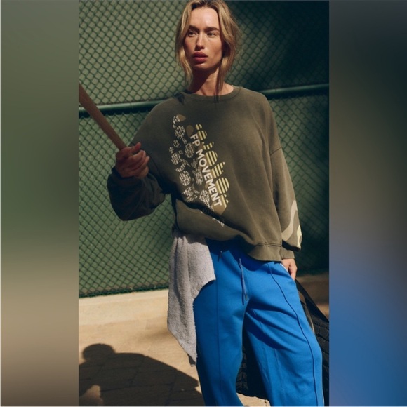 Free People Sweaters - Free people Movement All Star Logo Pullover Size small NWOT oversized